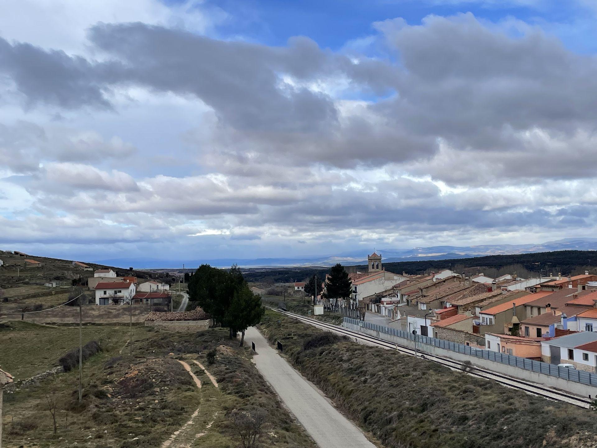 vistas de Barracas en la provincia de Castellón limite con la provincia de Teruel barracas