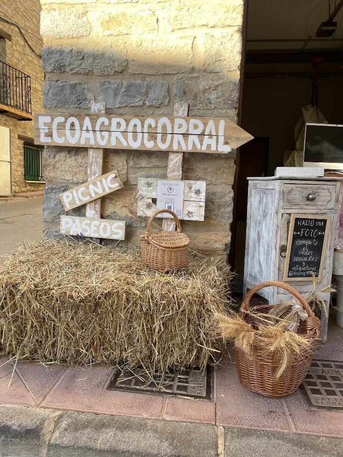 bala de paja ecoagrocorral agroturismo